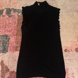 Rebecca Taylor Mockneck sleeveless sweater